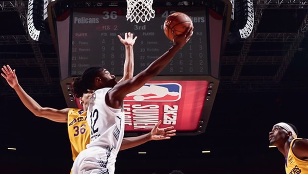 Former Kentucky guard Antonio Reeves in the NBA Summer League (Photo via New Orleans Pelicans)